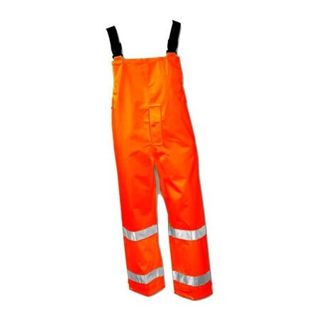 Tingley O24129 Icon Snap Fly Front Overall, Fluorescent Orange, XL O24129.XL